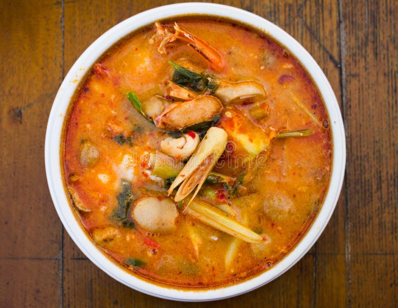 Tom Yum Kung stock image. Image of soup, lemon, kung - 31579251