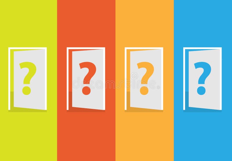 Tomada de decisão ilustração royalty free