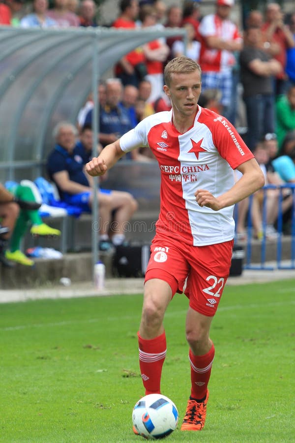 Stanislav Tecl of Slavia Prague during the match FC Barcelona v Slavia Praga,  of UEFA Champions