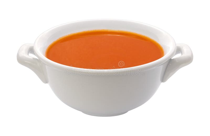 Tomate-Suppe-Schüssel (Ausschnittspfad)