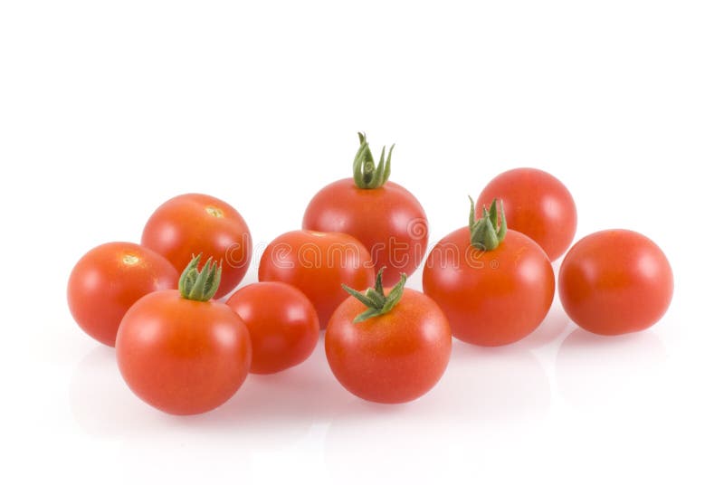 Tomates de cereja. imagem de stock Tomates de cereja. imagem de stock
