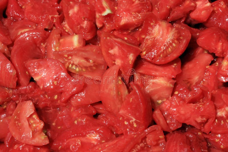 Tomates descascados desbastados fotografia de stock Tomates descascados desbastados fotografia de stock