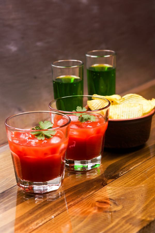 Tomato alcoholic coctail stock photo. Image of cool, juicy 66347412