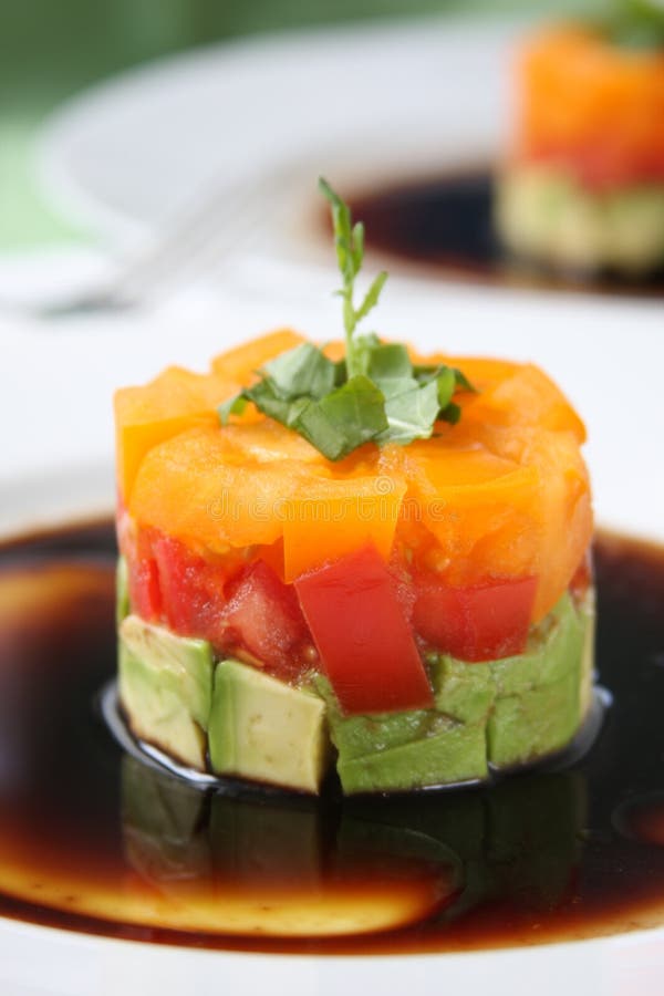 Tomato and Avocado Appetizer