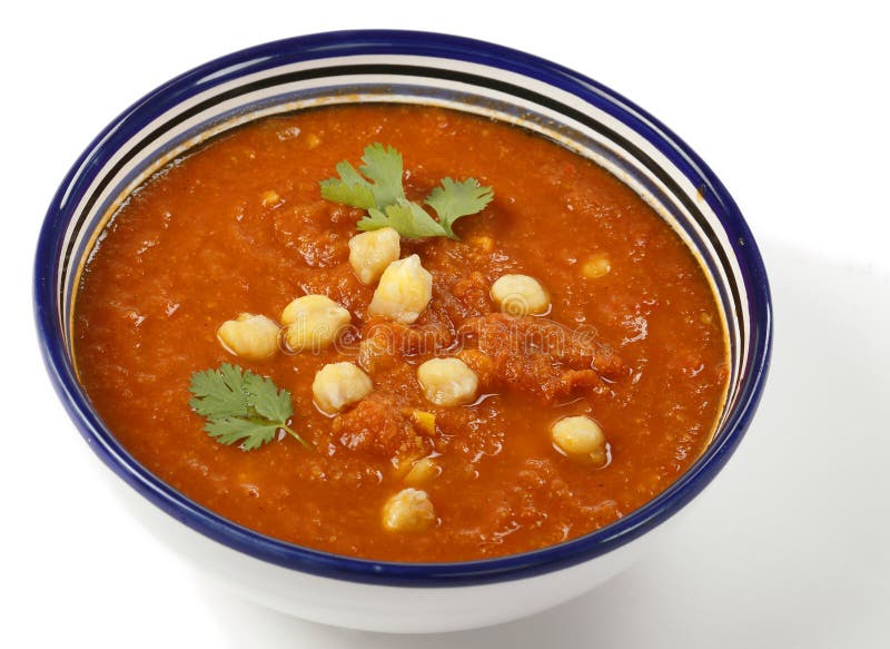 Tomato and chickpea soup