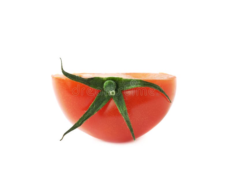 Tomato Cut in Half Isolated Stock Image Image of health, garden 56112375