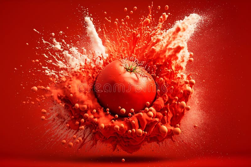 Exploding Tomato Stock Illustrations 194 Exploding Tomato Stock
