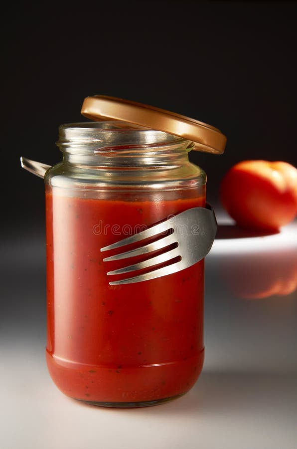 Tomato Flavor Spaghetti Sauce royalty free stock images