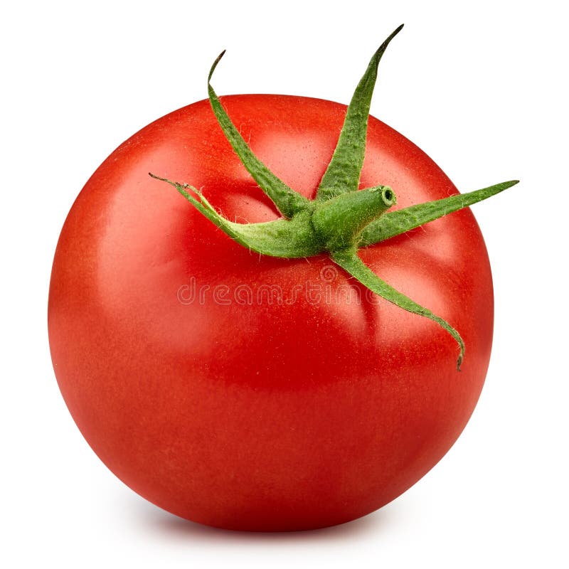 Tomato isolated on white