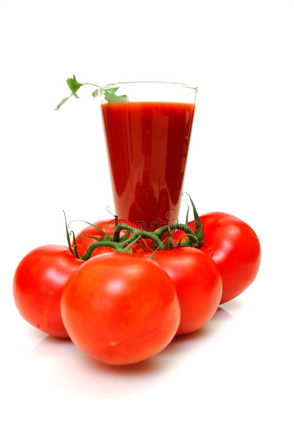 Tomato Juice and Fresh Tomatoes Stock Photo Image of cocktail