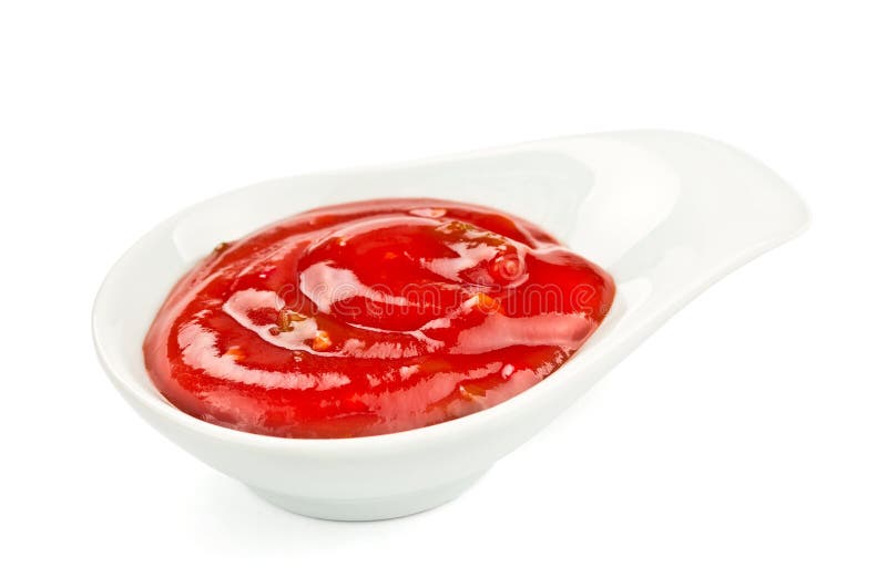 Ketchup on spoon stock photo. Image of drop, spoon, color 25494132