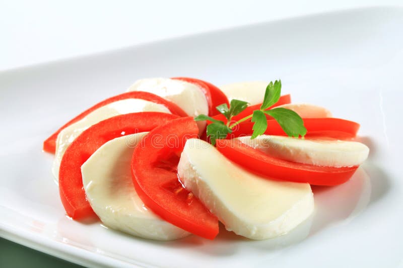 Tomato and mozzarella