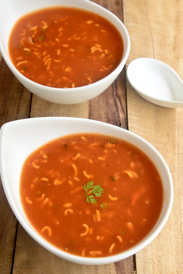 Tomato Noodle Soup