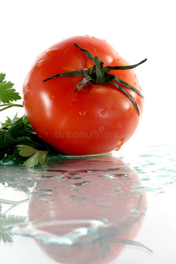 Tomato and parsley