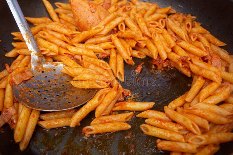 Tomato Pasta Italian Recipe Naples Stock Photo Image of florence
