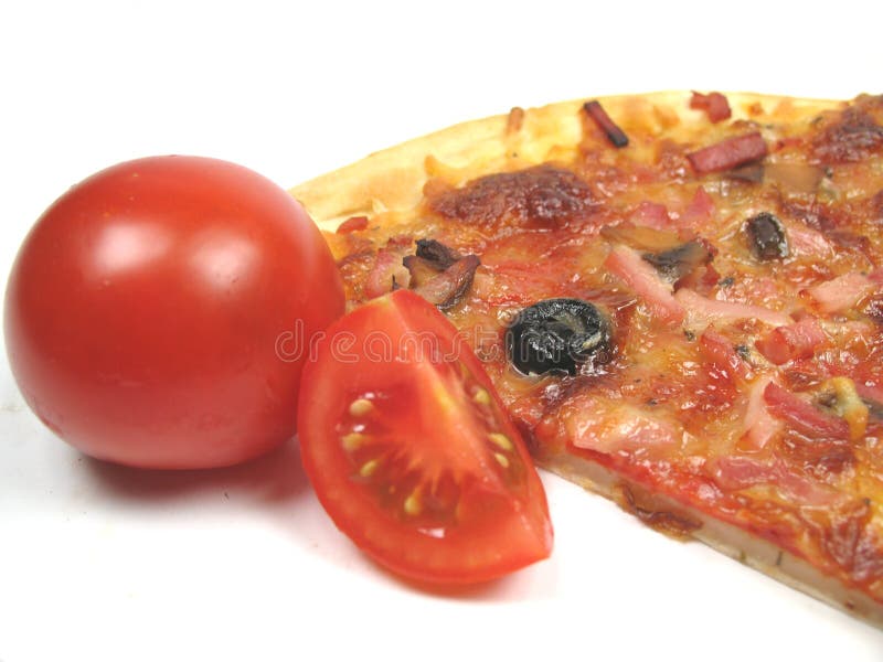 Tomato and pizza