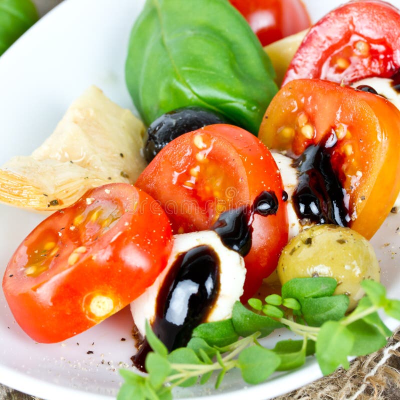 Tomato salad royalty free stock images