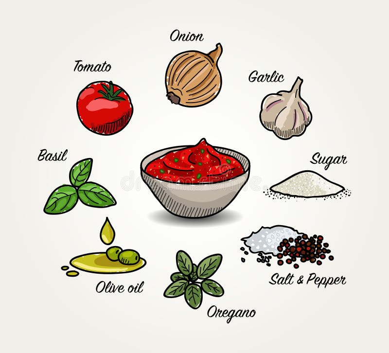 Ingredients Illustrations ~ Stock Ingredients Vectors