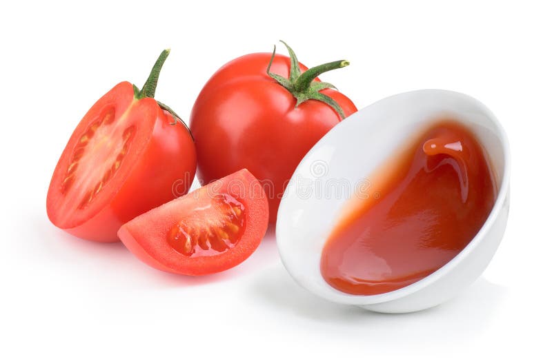 Tomato Sauce in Pot with Saucers Stock Photo Image of recipe, saucers