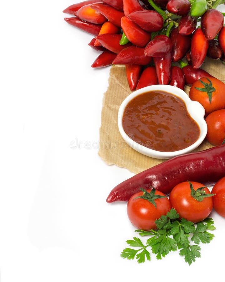 Tomato Sauce and Vegetables Stock Image Image of homemade, freshness