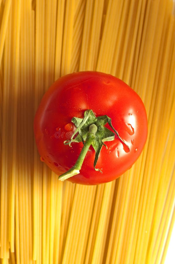 Tomato and spaghetti stock photo. Image of fresh, carbohydrates 15199308