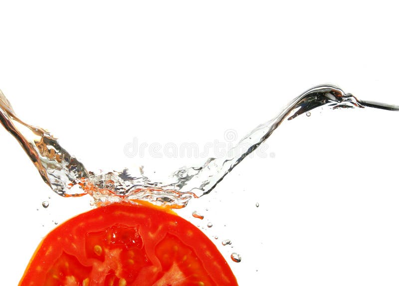 Tomato in water