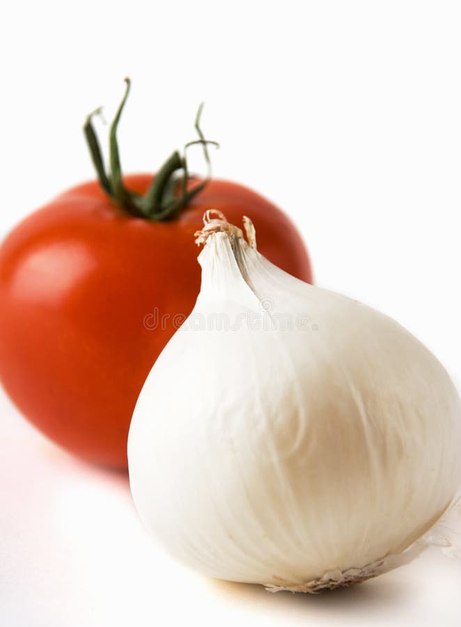 Tomato and white onion