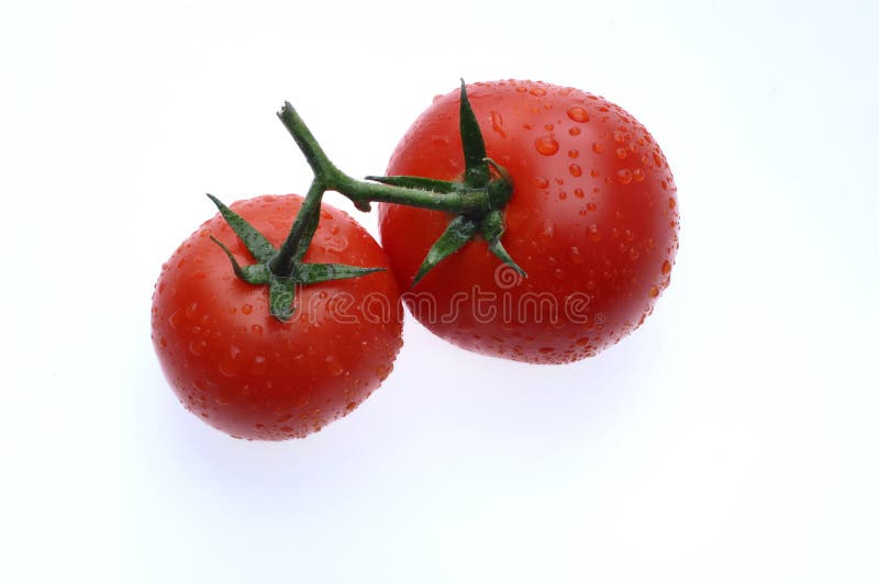 Two tomatoes. Грушевидный томаты PNG.
