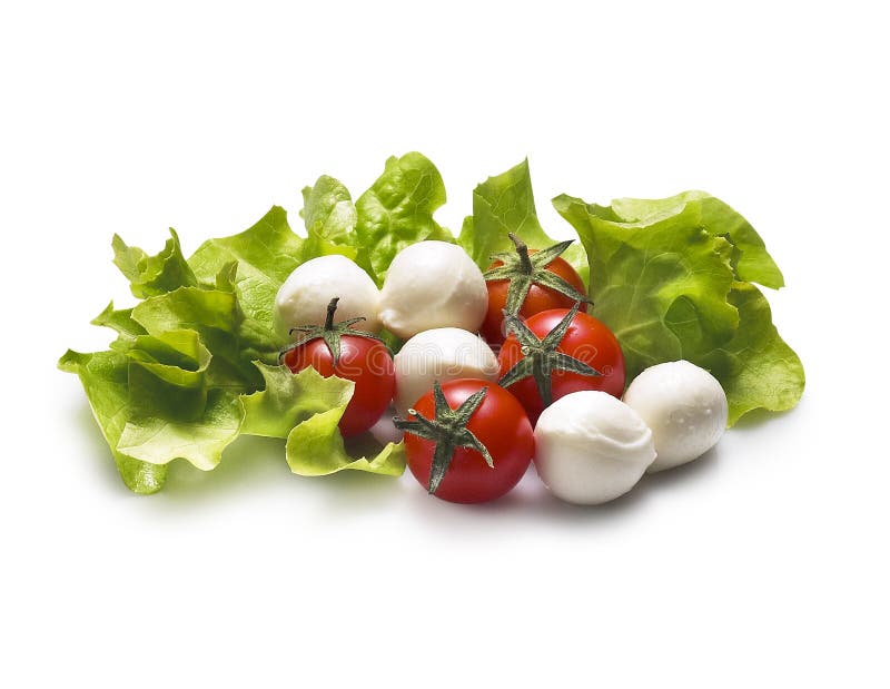 Tomatoes and mozzarella stock image. Image of dish, mozarella 14139931