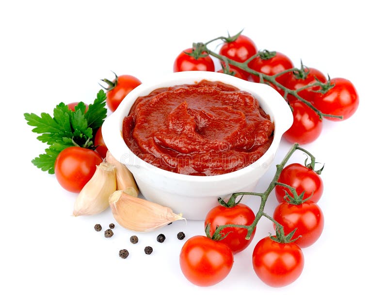 Tomato paste stock image. Image of mash, beverage, green 1249099