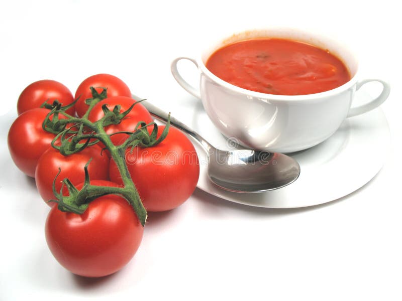 Tomatoes and soup