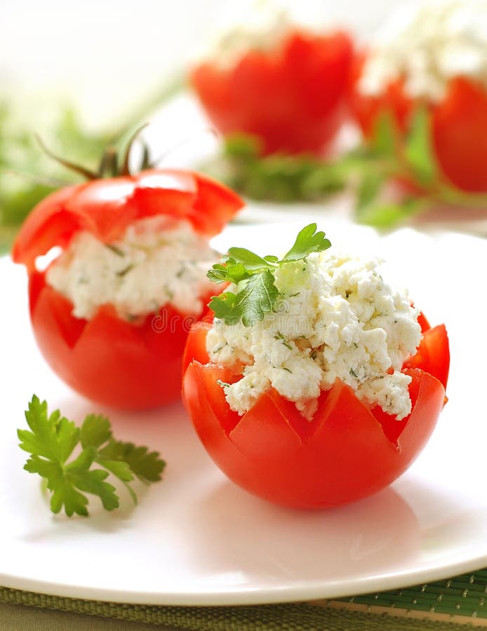 Tomatoes Stuffed with Feta