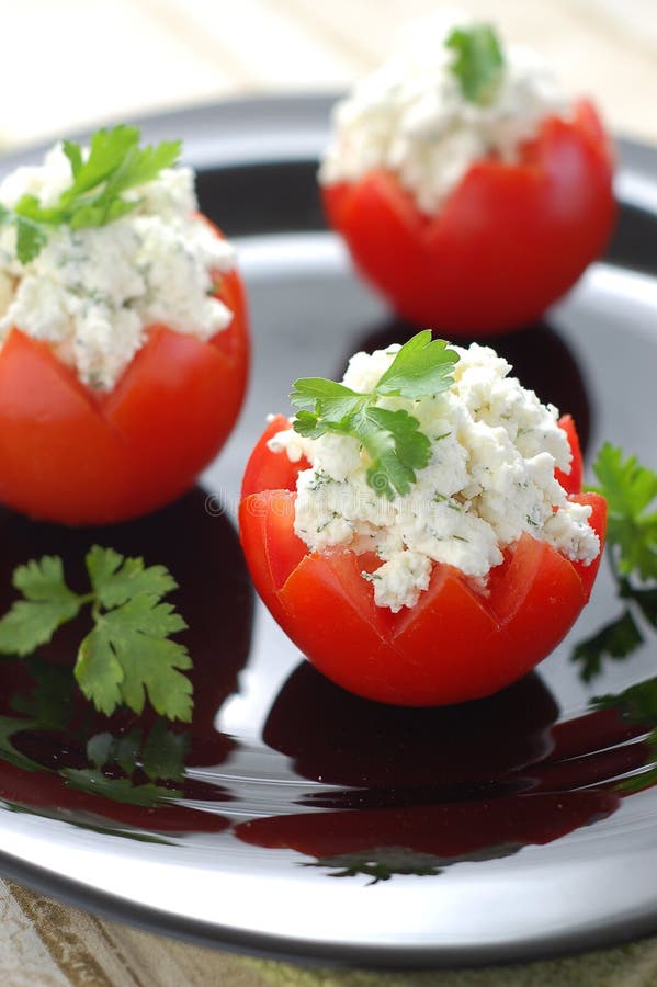 Tomatoes Stuffed with Feta