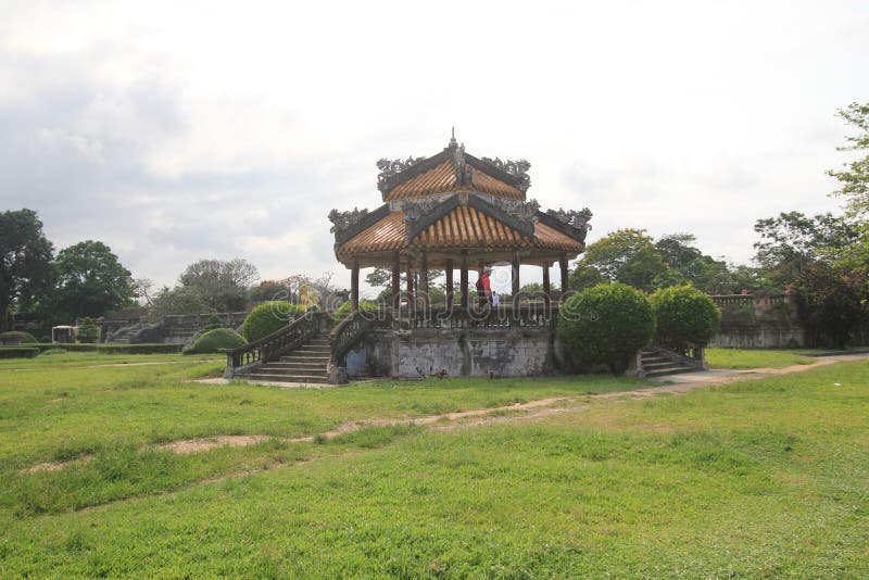 Tombe de dinh de khai du Vietnam Lang en Hue images libres de droits Tombe de dinh de khai du Vietnam Lang en Hue images libres de droits