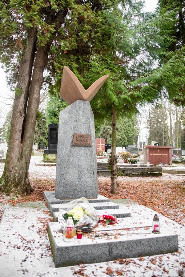 Tombe de Janko Kral, Slovaquie photos libres de droits Tombe de Janko Kral, Slovaquie photos libres de droits
