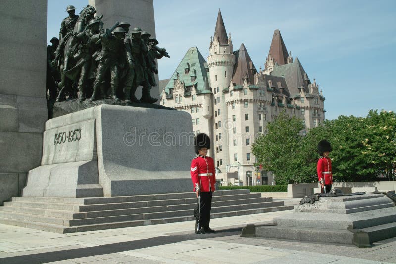 Tombeau du Canada du soldat inconnu. photographie stock Tombeau du Canada du soldat inconnu. photographie stock