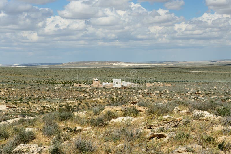 Tombs in Shopan Ata, Mangistau province, Kazakhstan