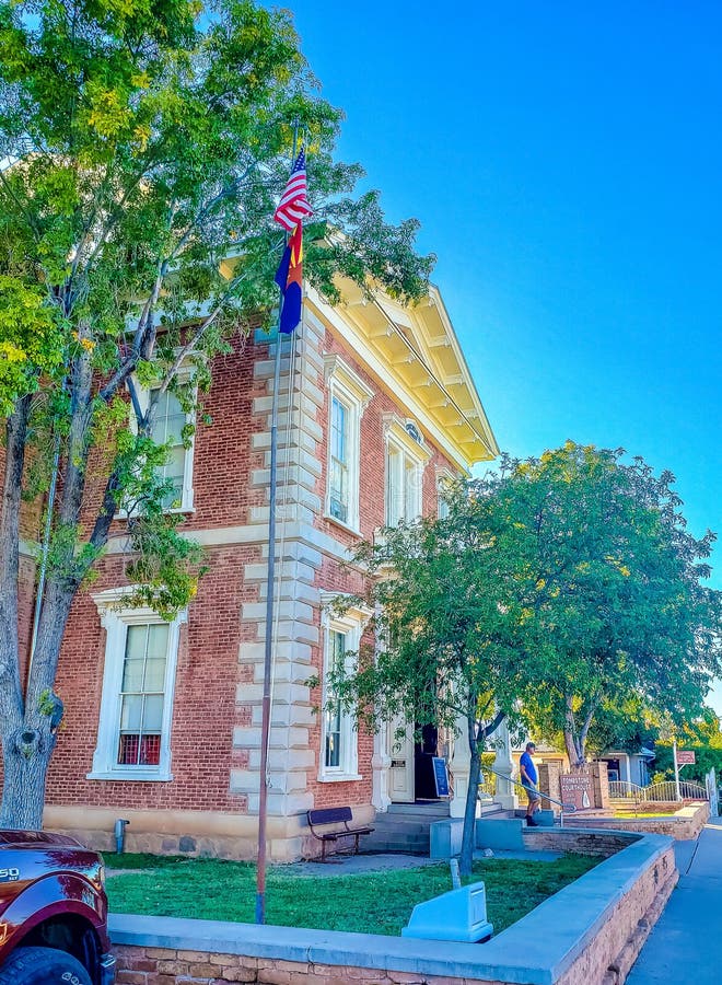Historical Courthouse Building Tombstone Arizona Stock Photos Free