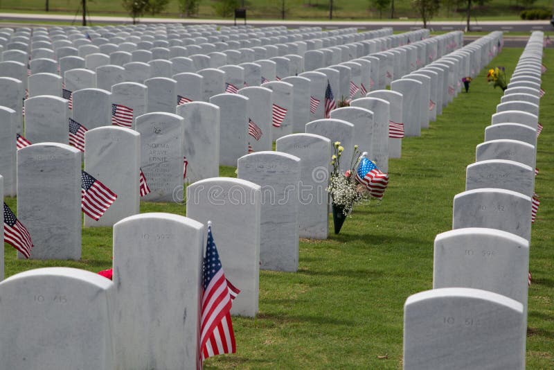 Tombstones at Cape Canaveral National Cemetery royalty free stock image Tombstones at Cape Canaveral National Cemetery royalty free stock image