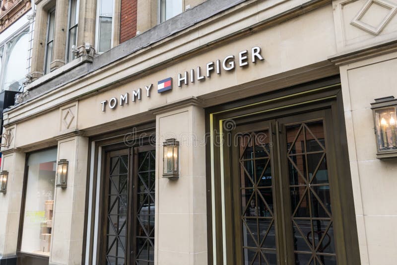 Tommy Hilfiger London royalty-vrije stock foto Tommy Hilfiger London royalty-vrije stock foto