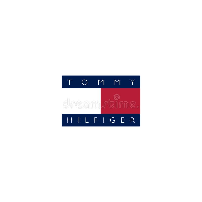 Tommy Hilfiger Logo Editorial Illustrative on White Background ...