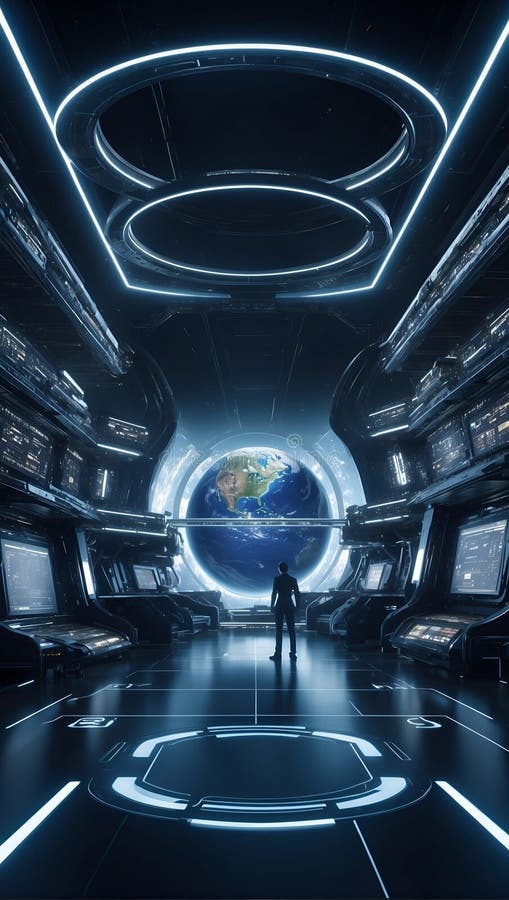 Tomorrow\'s Revelation: QuantumQuotient\'s DataEclipse Odyssey Expedition. AI generate vector illustration