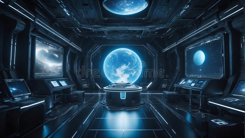 Tomorrow\'s Revelation: QuantumQuotient\'s Odyssey Expedition. AI generate vector illustration