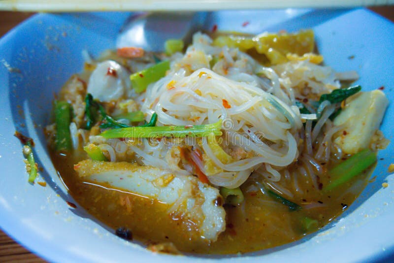 Tomyum noodle from thailand and spicy taste