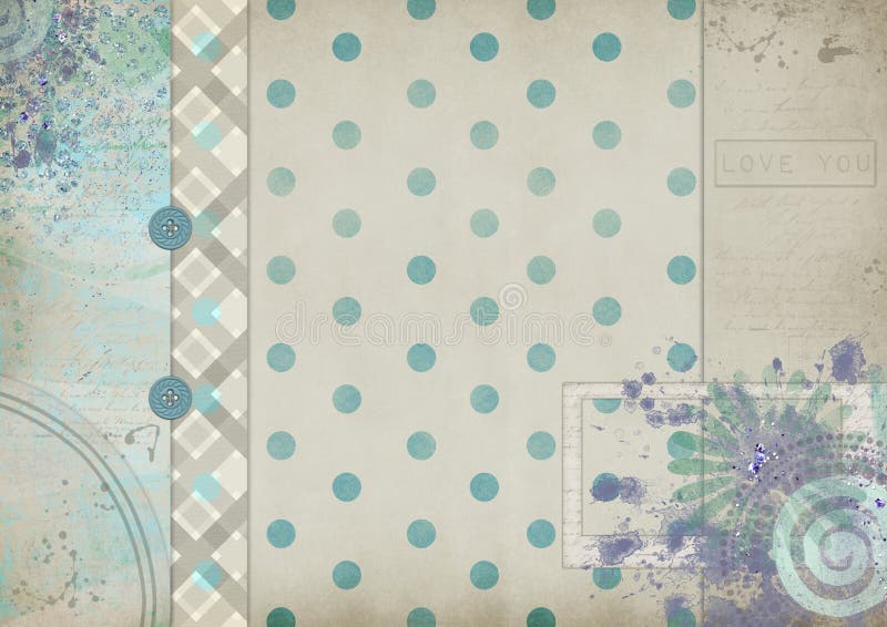 Tonar det scrapbooking kortet för tappning med pastell med en inskrift royaltyfri illustrationer Tonar det scrapbooking kortet för tappning med pastell med en inskrift royaltyfri illustrationer
