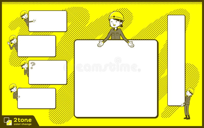 2tone hełma pracownika budowlanego woman_set 14 typ ilustracji 2tone hełma pracownika budowlanego woman_set 14 typ ilustracji