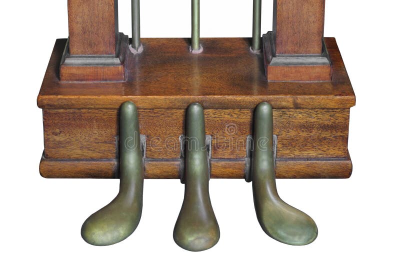 Tone Pedals of a Piano Isolated. Stock Image Image of grand, tone