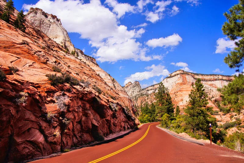 Toneelzion national park, de V.S. royalty-vrije stock afbeelding Toneelzion national park, de V.S. royalty-vrije stock afbeelding