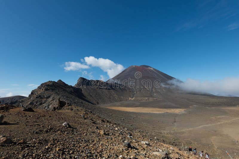 Tongariro alpina korsa Nya Zeeland fotografering för bildbyråer Tongariro alpina korsa Nya Zeeland fotografering för bildbyråer