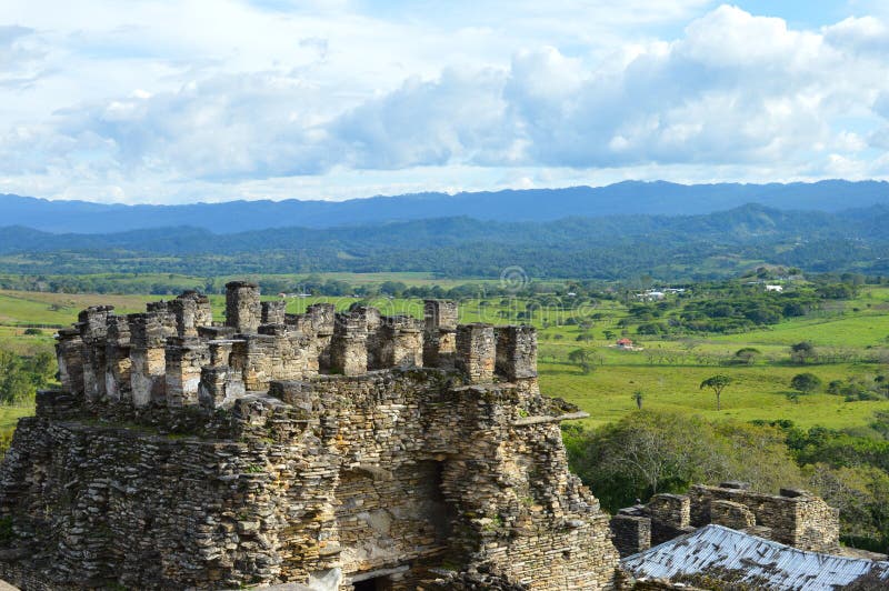 Tonina archeological site in Ocosingo, Chiapas stock image